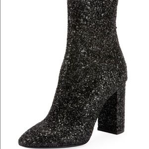 Saint Laurent Lou 95 glitter boots